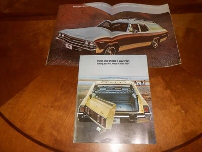 Chevrolet 1969 Station Wagons folleto/catálogo de 20 páginas '69 Impala Chevelle +++ Foto 1 de 4