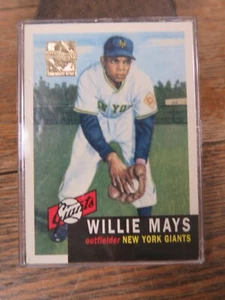 Carta Baseball 1996 Willie Mays 1996 Topps Archives 1953 #244 New York Giants - Foto 1 di 2