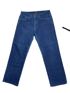 Joes Jeans Mens Size 30 x 28 Blue Classic Fit Straight Leg Dark Stripe EUC - Picture 1 of 10