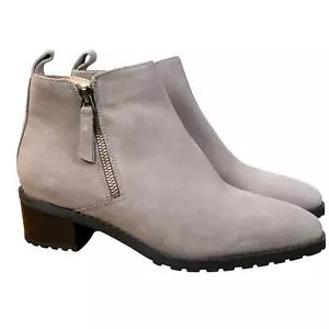 *NEW* Blondo Samara Leather Suede Ankle Boots Tan Size 8.5 Waterproof - Picture 1 of 10