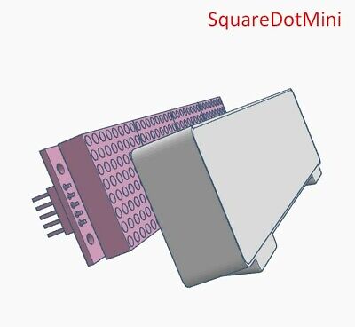 MAX7219 8x32 Red Dot Matrix Display Module KIT - SquareDot MINI Case • 9£