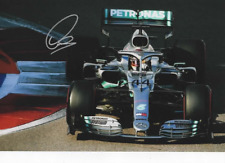 Lewis Hamilton hand signed photo.  Mercedes 2019