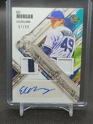 2022 Diamnond Kings  Material Signatures Auto Eli Morgan /99 - Image 1 of 2
