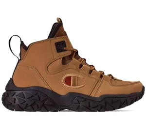 Champion Herren Tank Grid Robust Sneaker Stiefel Hellbraun/Braun Unterseite Größe 8 - Bild 1 von 10