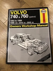 Volvo 740 & 760 (Petrol) Haynes Workshop Manual 1982-1989 - Picture 1 of 2