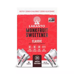 Classic Monk Fruit Sweetener Packets -Classic 30 Count - Picture 1 of 5