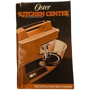 Oster Küchencenter Kochbuch Rezepte Anleitungsheft 1987 Speisenzubereitung - Bild 1 von 15