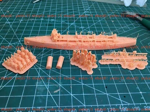 3d Printed Kit 1/700 Dutch Haldane Cruiser(full Hull/waterline) - Picture 1 of 4