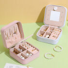 Portable Mini Jewelry Box Organizer Travel Ring Earrings Holder Display Case F1