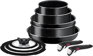 Tefal Ingenio Easy ON Pots & Pans Set, 10 Pieces, Stackable, Removable Handle, - Picture 1 of 10