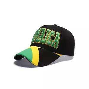 Gorra de béisbol Rasta Jamaicana Hip Hop Rap Sombrero Deporte Danza Hoja Jamaica - Imagen 1 de 1