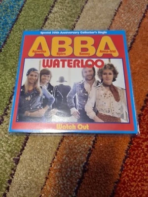 ABBA - WATERLOO / WATCH OUT 2004 EU 7" VINYL AGNETHA, ANNI-FRID, BENNY, BJÖRN - Image 1 of 4