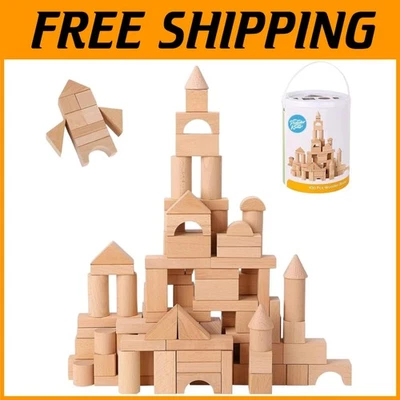 Durable Kids Building Blocks - Storage Container Included - Image 1 of 4