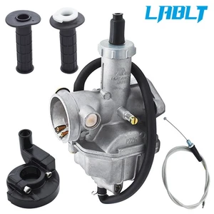 LABLT For Honda Carburetor With Handlebar Grips & Throttle Cable XR100R CRF100F - Picture 1 of 12