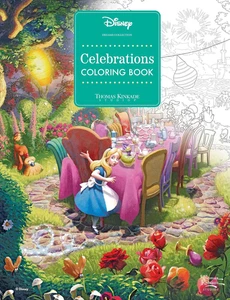 Disney Dreams Collection Thomas Kinkade Studios Celebrations Coloring Book - Picture 1 of 6