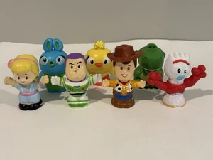 Toy Story Fisher Price Little People Disney Pixar Figures - Lot of 7 Used - Picture 1 of 24