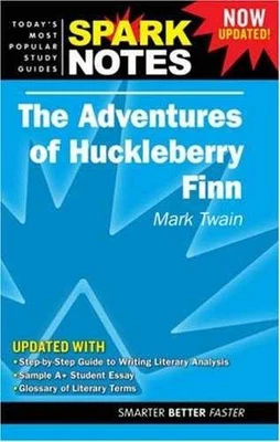 The Adventures of Huckleberry - Paperback, by Mark Twain SparkNotes - Very Good - Image 1 of 2