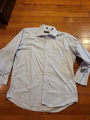 Camisa de vestir manga larga Donald J Trump Signature Collection para hombre talla: 17 32/33 Foto 1 de 4