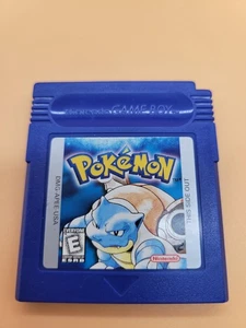 Pokemon Blue Version (Game Boy, 1998) Authentic Tested Save Battery Works - Picture 1 of 2