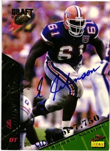1995 Signature Rookies - Ellis Johnson #42 Signatures /7750 (AU, RC) - Bild 1 von 2