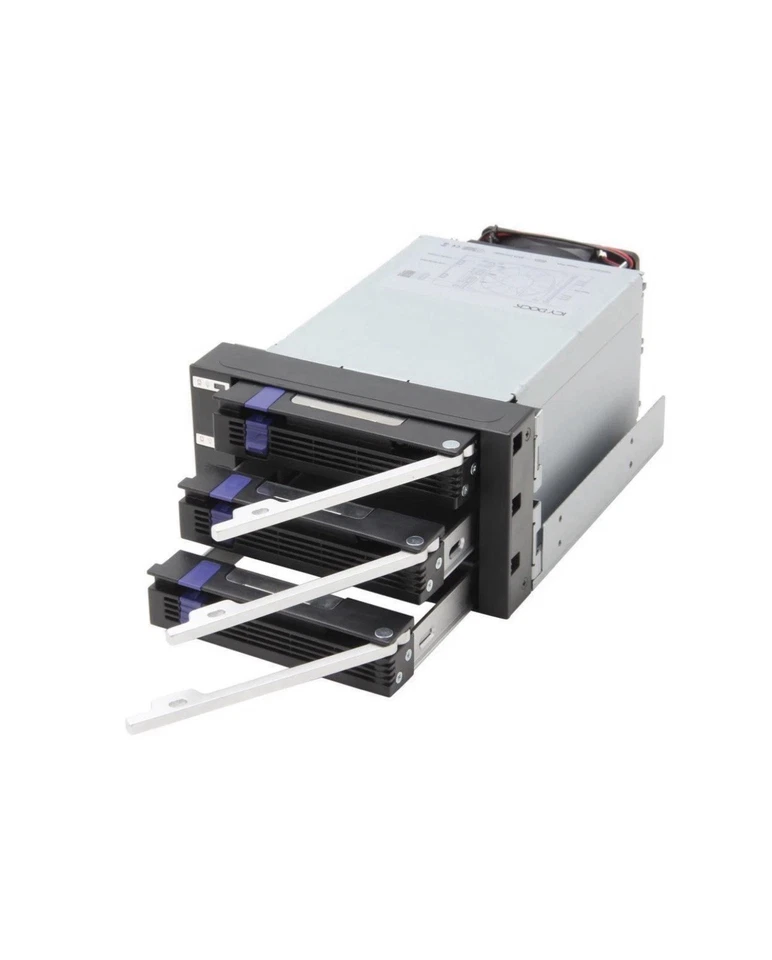 ICY DOCK MB153SP-B FatCage 3x 3.5”/2.5” SAS SATA Hot-Swap HDD Cage Module - Image 1 of 4