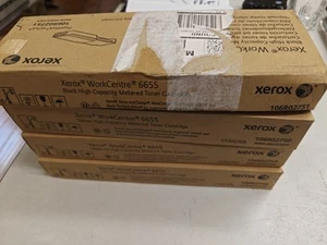 4 Original Toner Xerox Workcentre 6655 6655i 106R02751 -106R02748 Cartridge - Afbeelding 1 van 1