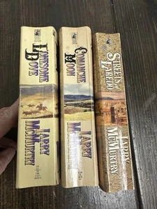 Set Of 3 LONESOME DOVE by Larry McMurtry COMANCHE, STREETS OF LAREDO PAPERBACKS - Bild 1 von 9