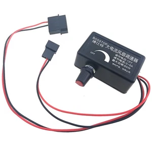 3pin obudowa PC wentylator procesora chłodnica regulator prędkości przełącznik 4pin złącze zasilania IDE 60W - Zdjęcie 1 z 9