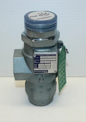 ⭐NEW⭐ HANSEN H5600R/300P 1/2" x 3/4" Pressure Relief Valve 300 Psi - Image 1 of 4
