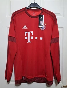 Adidas Bayern Munich Shirt 2015-16 Men's Size M Home Long Sleeve S08806 BNWT  - Picture 1 of 16