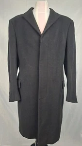 Cappotto lungo uomo Skopes nero lana e cashmere XL 46-48" - Foto 1 di 12