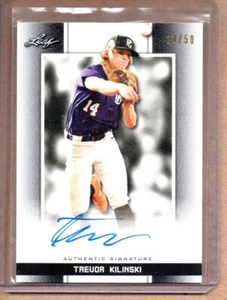 2019 LEAF TREVOR KILINSKI AUTOGRAPH #rd 34 / 50 - Picture 1 of 2