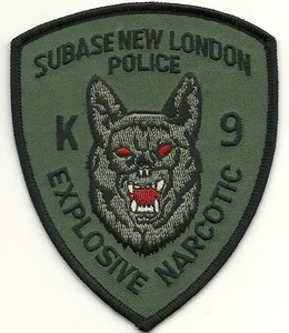 Parche de policía K-9 DHF SUBASE EXPLOSIVE NARCOTIC insignia de policía guía de perros - Imagen 1 de 2