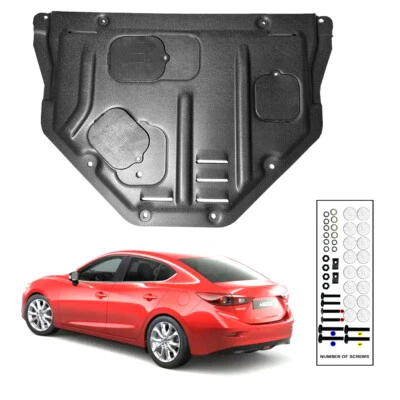 Protectores contra salpicaduras para motor delanteros para Mazda3 2015-2017 Foto 1 de 4