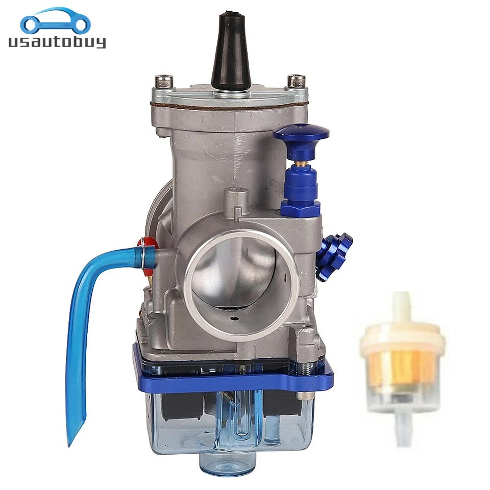 Carburador Racing PWK 28mm con filtro de combustible compatible con Yamaha YZ80 YZ85 YZ100 YZ125 YZ175 Foto 1 de 4