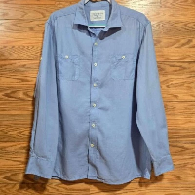 Madison Relaxed Linen Shirt Mens XL [T42/30] - Image 1 of 4