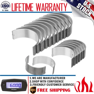 Main Rod Bearings For 1981-1995 Toyota 4Runner Celica Pickup 2.4L 22R 22RE 22REC - Image 1 of 4