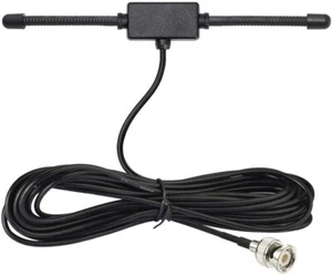 BNC Męska antena dipolowa VHF UHF do skanera policyjnego Szynka Radio Amatorskie radio - Zdjęcie 1 z 12