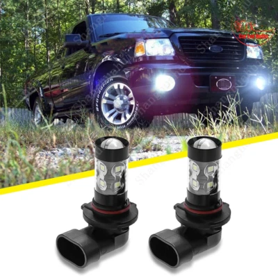 LED Fog Lights For Ford Ranger 2001-2011 Super Bright White Bulbs H10 9145 9140 - Image 1 of 4
