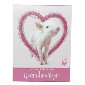 2X Graphique De France Purse Note Pad PN319 "I Know, I'm A Real Heartbreaker" - Picture 1 of 1