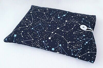 Handmade Book Sleeve Cover Padded Kindle Tablet Pouch Constellations Stars  • 9.50£