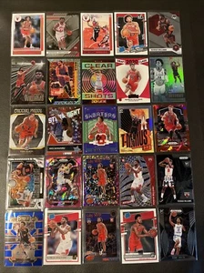 Chicago Bulls 50 Card Lot Relic Rookie Insert Prizm Parallel RC Zach Lavine - Picture 1 of 10
