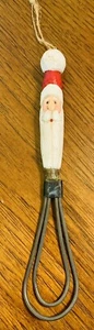 VINTAGE SANTA KITCHEN BEATER ORNAMENT 8" EDDIE WALKER - Picture 1 of 4
