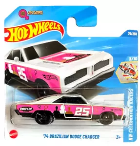 Dodge Charger brasileño HW Celebrations Racers 3/10 2025 76/250 Hot Wheels '74 - Imagen 1 de 14