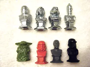 STAR WARS The Mandalorian MONOPOLY TOKENS Set of 8 Diecast Pieces NEW UNUSED - Picture 1 of 3