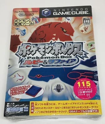 IN UK Pokémon BOX RUBY & SAPPHIRE Game JAPAN Nintendo GameCube FACTORY SEALED - Image 1 of 4