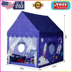 Kids Play Tent Playhouse Indoor Outdoor Boys Toddler Large Castle Play House ... - Picture 1 of 9