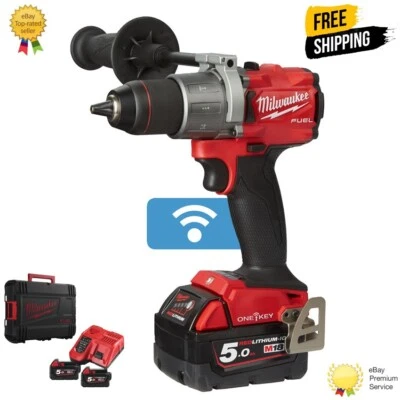 MILWAUKEE PERCUSSION DRILL KIT GEN2 ONE-KEY FUEL - M18ONEPD2-502X - 4933464528 - Image 1 of 4