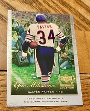 1999 Upper Deck Century Legends Epic Milestones EM10 WALTER PAYTON Chicago Bears