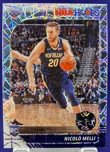 Tarjeta paralela NBA Hoops Premium Stock 2019-20 NICOLO MELLI LASER PRIZM ROOKIE RC - Imagen 1 de 2
